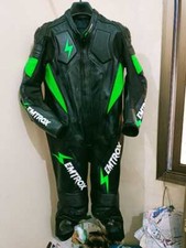Mens "L" Size Motorbike Suit Motorcycle Biker Racing Leather Suit MOTOGP CE Safe