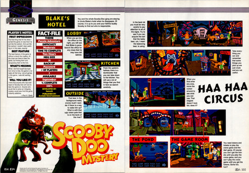 Scooby doo mystery sega - mystery,
