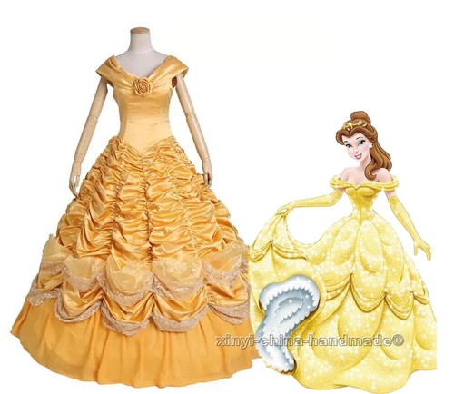 Belle adult costume beauty and - costume,