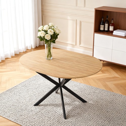Round oval wood - wood, top