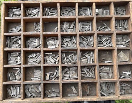 Vintage letterpress drawer - vintage,