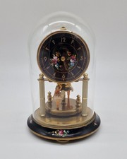 German Anniversary Torsion Clock Under Dome Mechanical Movement