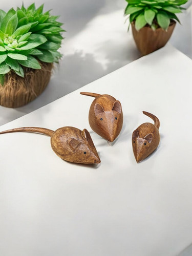 Hand carved wooden garden - hand,