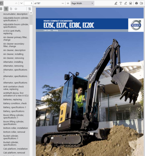 Volvo ec15c mini excavator - ec15c,