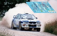 Decals Subaru Impreza WRC Rally San Marino 2000 slot decals Andreucci