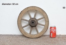 Vintage old wooden cart wagon