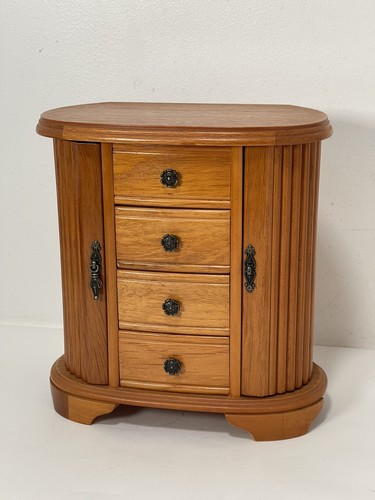 Vintage wooden jewellery - jewellery, box