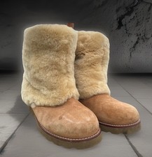 UGG Australia MAYLIN Shearling Boots Women’s Size 8 Chestnut Brown Suede