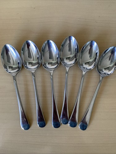 Six vintage teaspoons - vintage,
