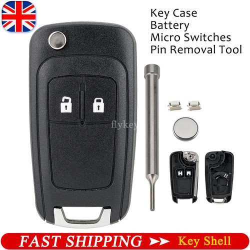 Replacement car flip key fob - car,