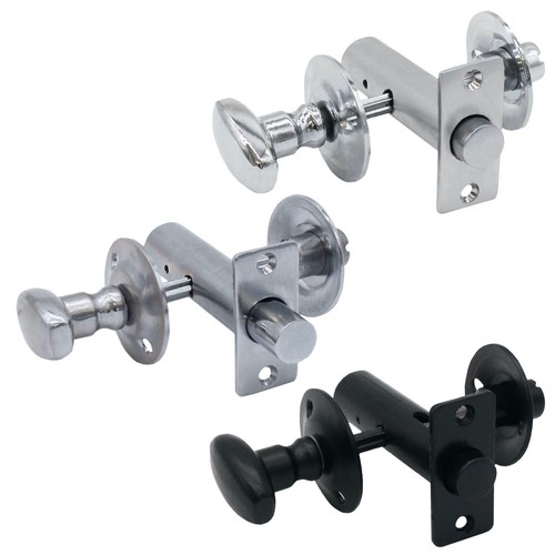 Oval turn bathroom bolt - turn,