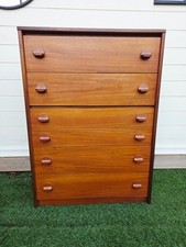 STAG Furniture Cantata 5 Drawers Chest Unit Vintage Mid Century Teak Ron Carter