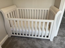 BOORI Solid Wood White Sleigh