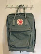 Fjallraven Kanken Laptop 17 Inch Rucksack Backpack Frost Green