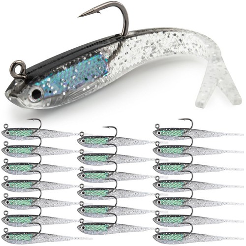 20pcs soft plastic - 20pcs, fishing