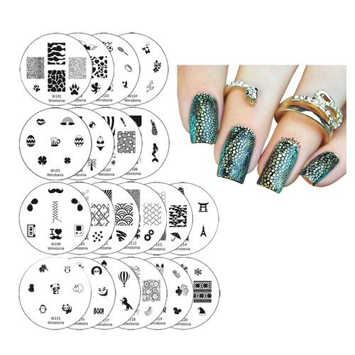 Winstonia nail art stamping - winstonia,