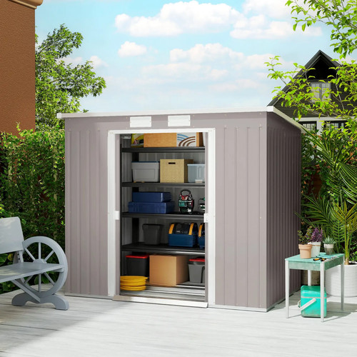 7x4ft garden bike shed - garden,