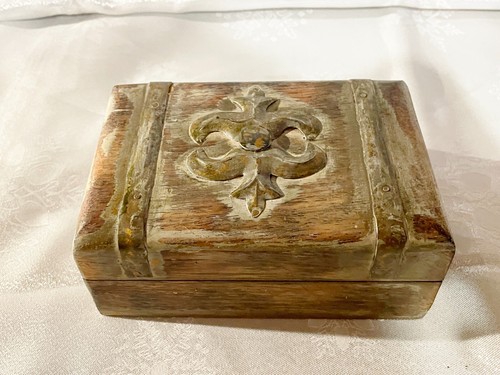 Vintage rustic wooden carved - rustic,