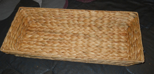 New wicker basket tray - tray, ~