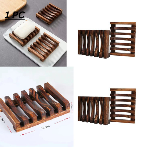 Bamboo wooden soap dish - dish,
