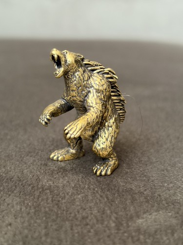 Brass statuette the - statuette, ferocious