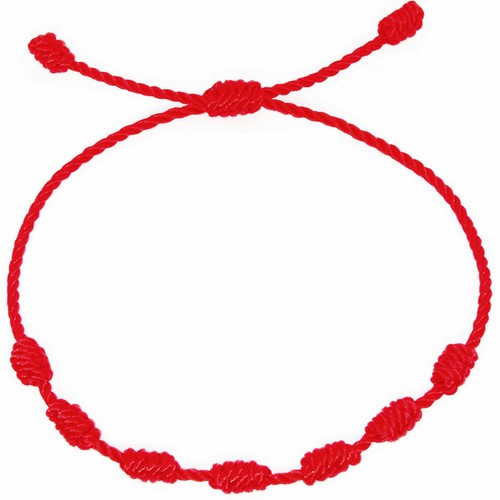 Lucky red string bracelet