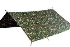 British Army Issue DPM Basha Ground Sheet GS Waterproof Shelter Cover Grade 1