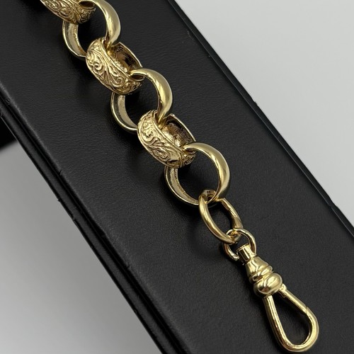 9ct gold silver - gold, belcher