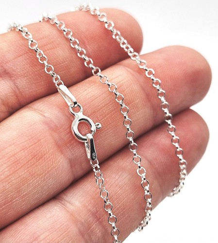 Sterling silver chain necklace - sterling,