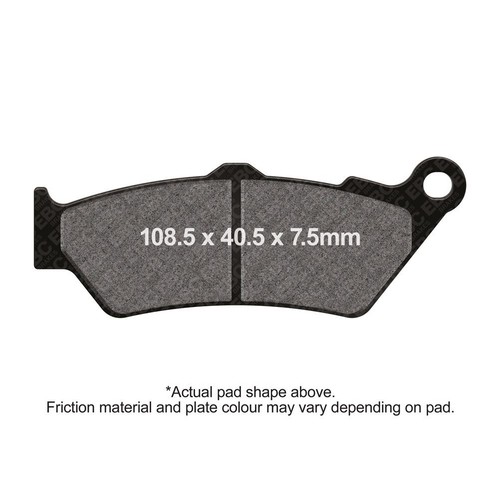 Ebc cycle brake pads dmx - pads,