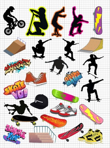 Skater skateboard bmx scooter - skater,
