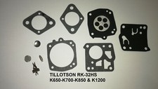 TILLOTSON RK-32HS Carburetor Carb kit. Husqvarna,partner K650-K700-K850-K1200.
