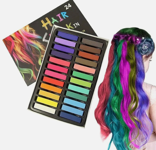 Hair chalk temporary - temporary, dye