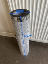 Tall Shiny Silver  Glittery