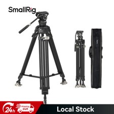 SmallRig 78" Video Tripod with 360° Fluid Head  Max Load 22 lbs for Camera -3989