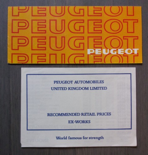Peugeot range 1978 - range,