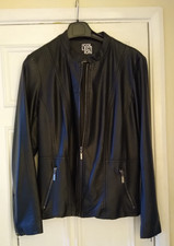 NEARLY NEW BLACK LEATHER