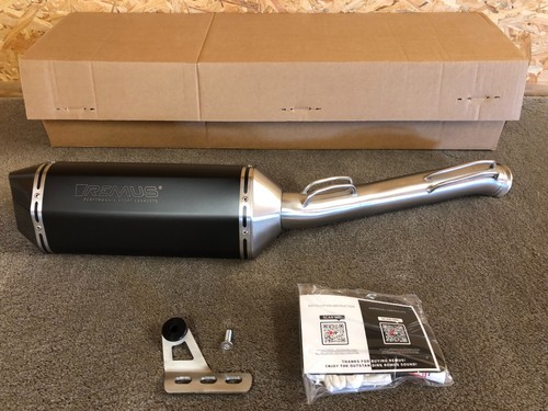Remus black hawk exhaust - black,