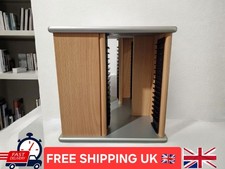 Used Wood 72 CD Spinner Rack