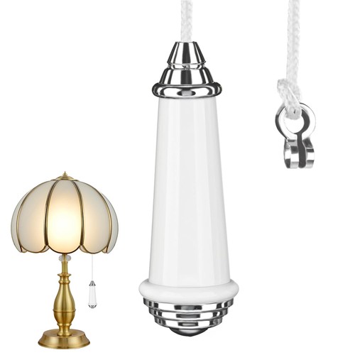 Ceramic bathroom light pull - bathroom,