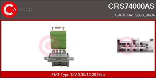 Crs74000as casco resistor - crs74000as,