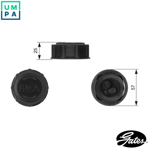 Cap coolant tank - coolant, rc233