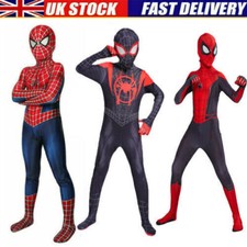 Child Spiderman Tobey Maguire Cosplay Costume Kids Jumpsuit Zentai Suit Boys NEW