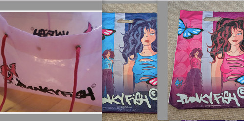 Punkyfish carrier bags - x,