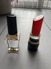 Kosta Boda Hand Painted Glass Nail Polish and Lipstick Ornaments