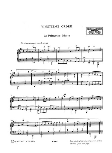 Pieces clavecin vol - de, vol.4