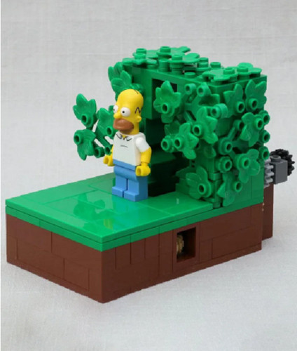The simpsons homer backing - the,