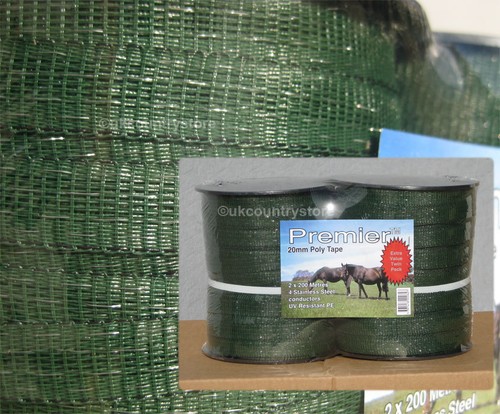 Green 20mm electric fence - green,