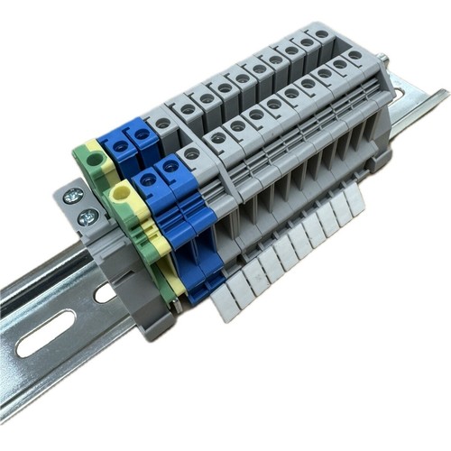 Niglon 4mm din rail terminal - 4mm,