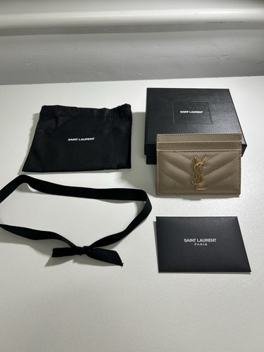 Saint laurent beige leather - laurent,